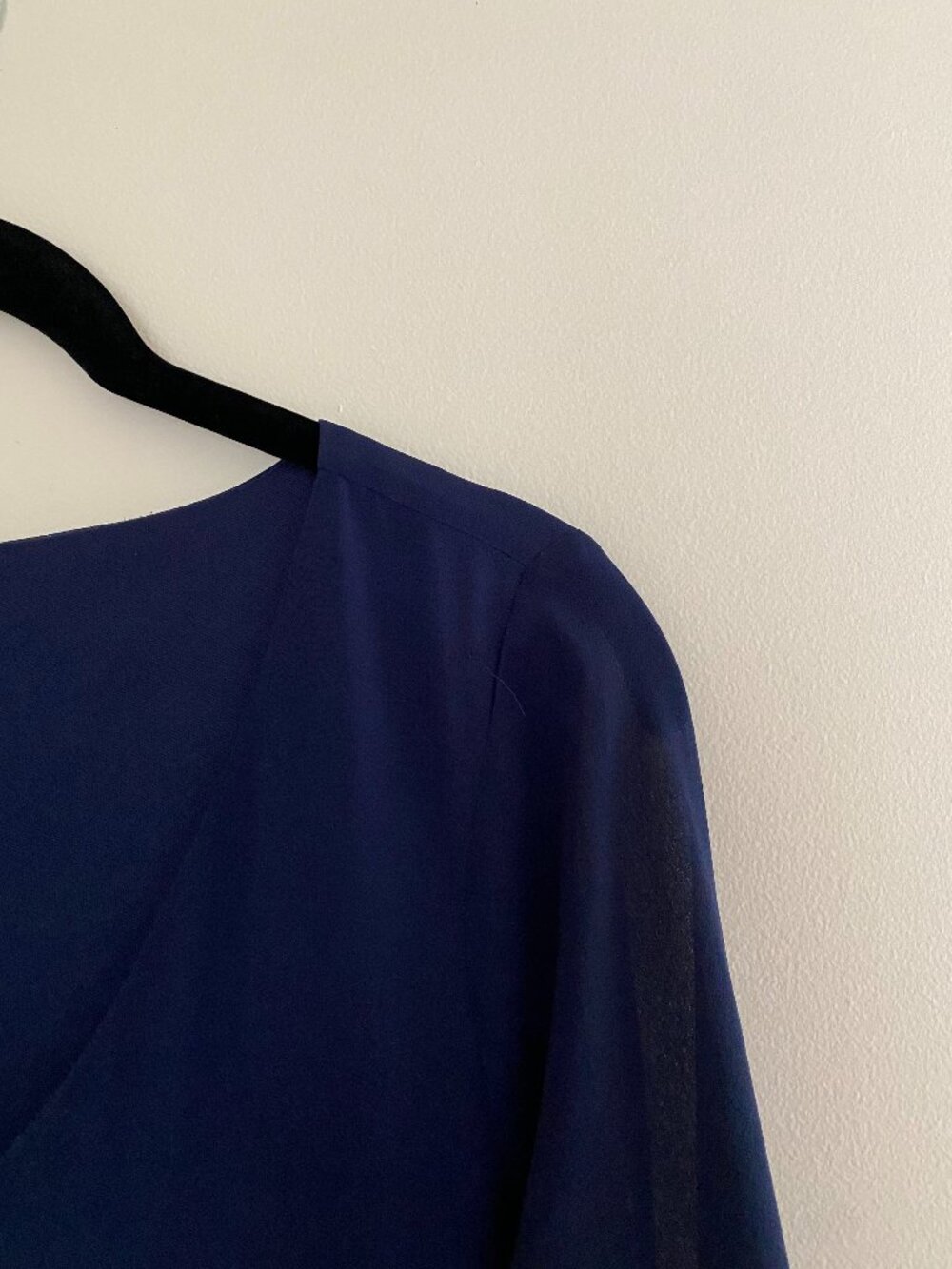 Whimsical Boho Navy Dress